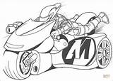Coloring Pages Motorcycle sketch template