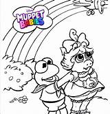 Muppet Babies Coloring Disney Pages Cute Kids sketch template