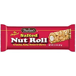 amazoncom pearsons original salted nut roll candy bar  ounce
