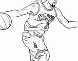 Kyrie Irving Drawing Coloring Pages Behance Drawings Template Getdrawings Sketch sketch template