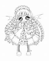Coloring Vampire Pages Anime Girl Printable Chibi Cute Sureya Deviantart Adults Drawing Girls Color Adult Gothic Wolf Vampires Drawings Cartoon sketch template