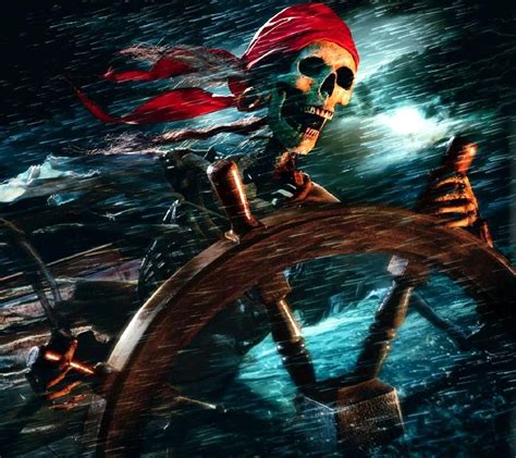 pirate skeleton wallpaper   mobilclubmobi