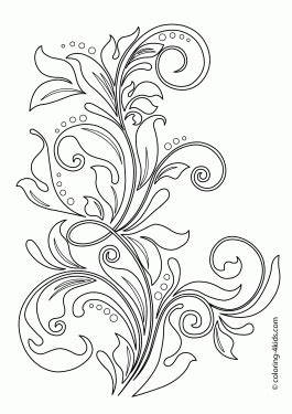 flower coloring pages  kids printable  flower coloring pages