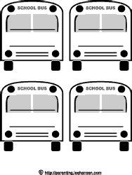 kindergarten bus tags ideas bus tags bus beginning  school
