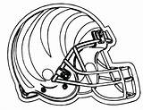 Coloring Helmet Pages Football Nfl Redskins Helmets Bengals Cincinnati College Drawing Printable Bills Buffalo Logos Color Logo Patriots Seahawks Washington sketch template