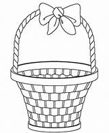 Basket Easter Coloring Empty Drawing Picnic Gift Book Pages Printable Kids Template Color Getdrawings Sketch Advertisement sketch template