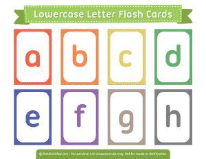 lowercase letter flash cards printable flash cards letter flashcards
