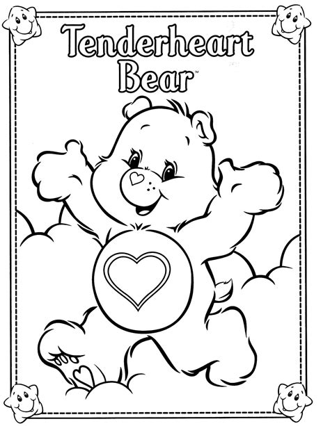 printable care bear coloring pages  girls coloring pages printable