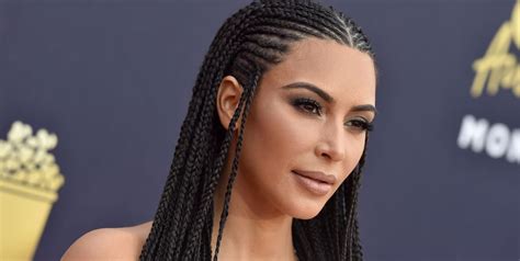 kim kardashian tries to explain why she wore cornrows again african
