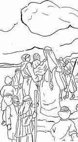 Israelites Passover Yahweh sketch template
