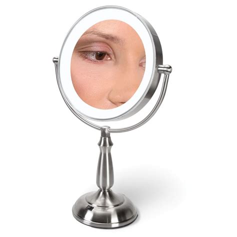 magnification vanity mirror hammacher schlemmer mirror vanity mirror lighted