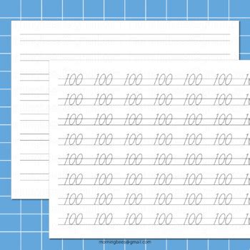 handwriting  tears cursive numbers   tracing practice sheets