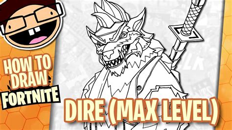 draw max level dire fortnite battle royale narrated easy