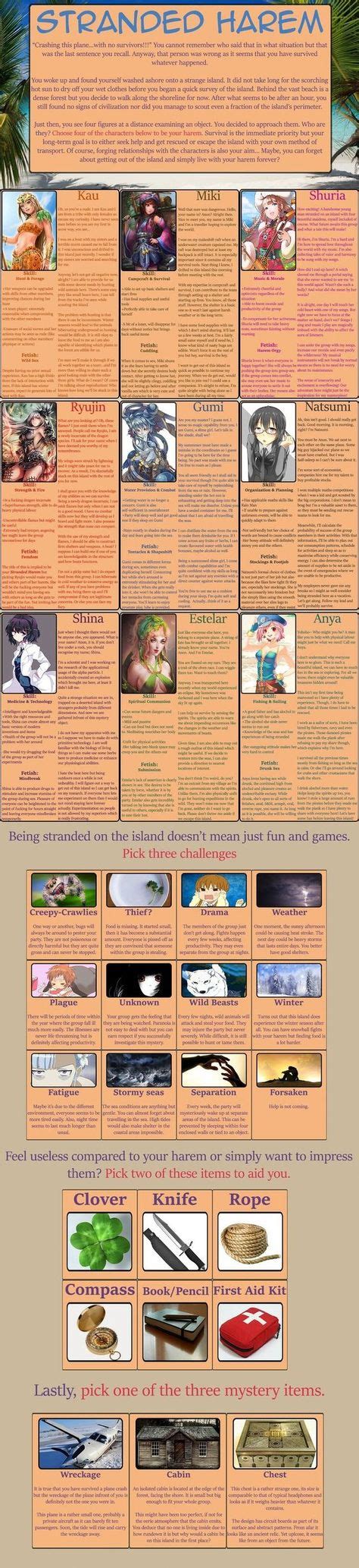 stranded harem cyoa cyoa create your own adventure cyoa games