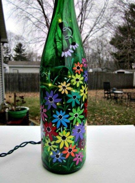 62 Best Ideas Painting Glass Bottles Craft Ideas Night