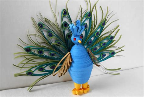 3d Paper Quilling Birds Patterns ~ Origami Instructions Art And Craft Ideas