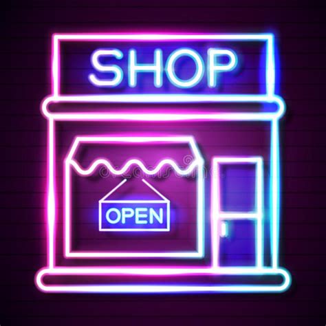 sex shop now neon sign ready for your design greeting card banner