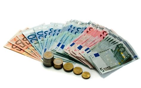 euro money paper  coins stock image colourbox