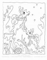 Coloring Dragon Sea Pages Getcolorings sketch template