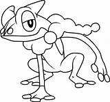 Pages Froakie Kolorowanka Sheets Frogadier Lycanroc Dusk Pokémon Fennekin Druku Mewarn11 Wydrukuj Malowankę Drukowanka Rare Colo sketch template