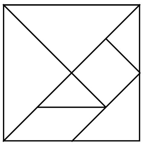 printable tangram puzzles  printable templates