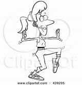 Cartoon Outline Instructor Jazzercise Clipart Royalty Rf Toonaday Illustration Clip Leishman Ron Gym Illustrations Clipartof sketch template
