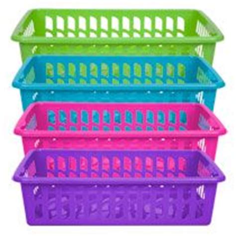 bulk rectangular slotted plastic storage baskets