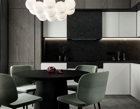 black minimalism  behance   living room design decor modern houses interior home