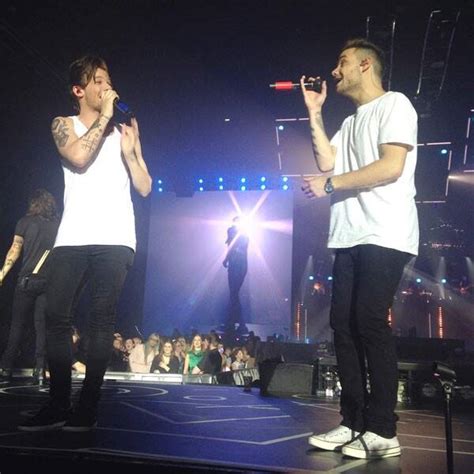 Louis Tomlinson And Liam Payne From Musicians Performing Live On Stage