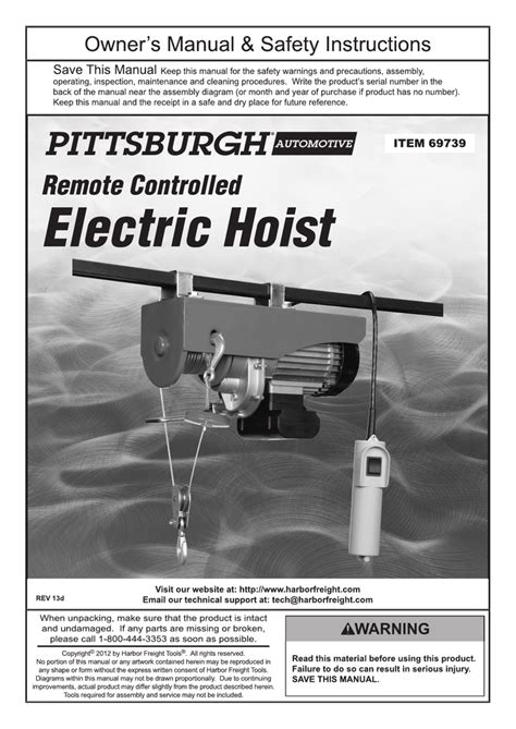 pittsburgh electric hoist wiring diagram    silenttool wohohoo