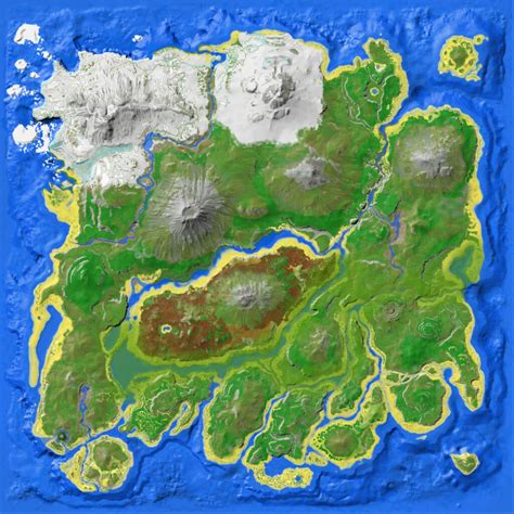resource map  island official ark survival evolved wiki