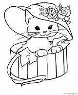 Pages Coloring Kitten Real Cat Color Getcolorings Realistic sketch template