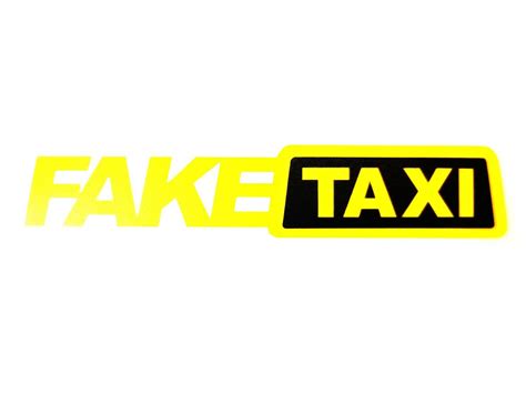Naklejka Fake Taxi 15cm