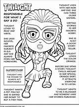 Superhero Coloring Scout Girl Twilight Daisy Petal Say Do Responsible Orange Pages Law Scouts Daisies Petals Makingfriends Activities Brownie Choose sketch template