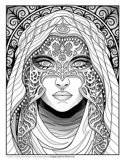 gypsy coloring page images