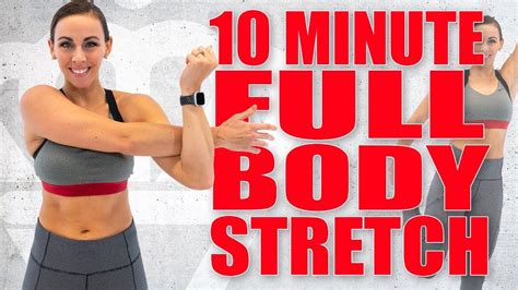10 Minute Full Body Stretch Sydney Cummings Youtube