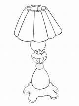 Lamp Coloring Pages Kids Color Daily Getcolorings Printable Popular sketch template