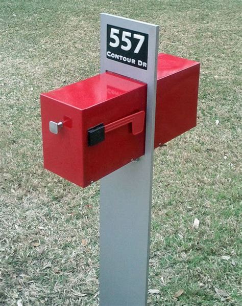 Double Mailbox Ideas Modern Mailbox Mailbox