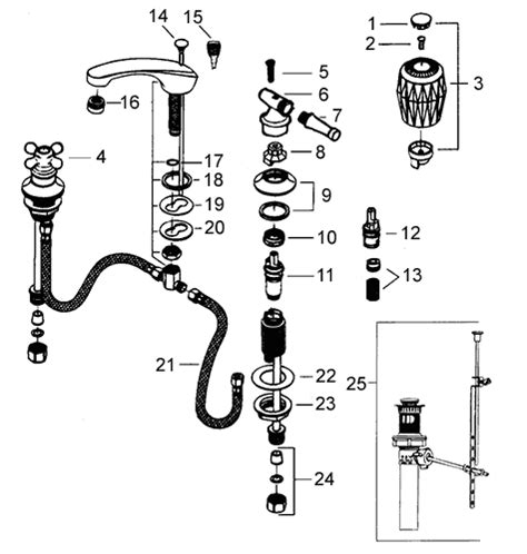 bathroom faucet assembly diagram  bathroom