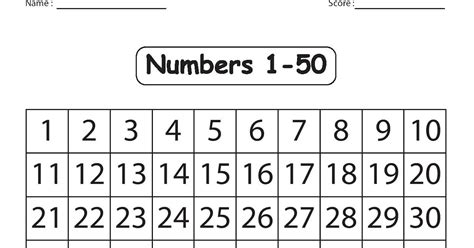 numbers    printable