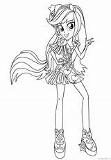 Equestria Coloring4free Pony Little Cartoons Coloring Printable Pages Girls Girl Applejack Related sketch template