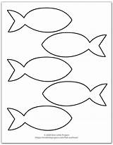 Fish Outlines sketch template