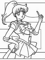 Coloring Sailor Pages Jupiter Venus Moon Color Makoto Kino Kids Choose Board Gif sketch template