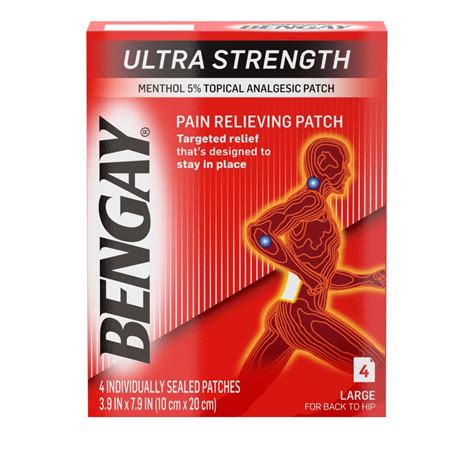 ultra strength pain relief patch bengay