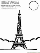 Eiffel Tower Coloring France Pages Paris Printable Kids Print Around Colouring Color Book Party Coloringpages101 Christmas Countries Themed Sheets Flag sketch template