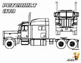 Peterbilt Truck Coloring Semi Pages Trucks Sketch Drawing Toy Svg Car 379 Wooden Clipart Cricut Visit Drawings Plans Big Choose sketch template