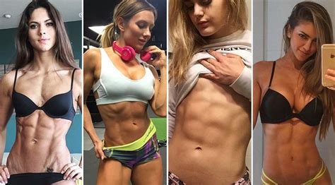 20 women with incredible abs on instagram muscle and fitness abs