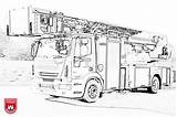 Feuerwehr Ausmalbilder Drehleiter Ausdrucken Ausmalbild Feuerwehrauto Leiterwagen Malvorlagen Ausmalen Rosenbauer Dlk Burgebrach sketch template