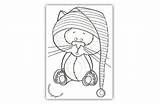 Coloring Cat Pages Sleepy Kitten sketch template