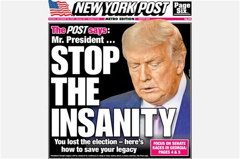 New York Post Editorial Blasts Trump’s Fraud Claims The New York Times